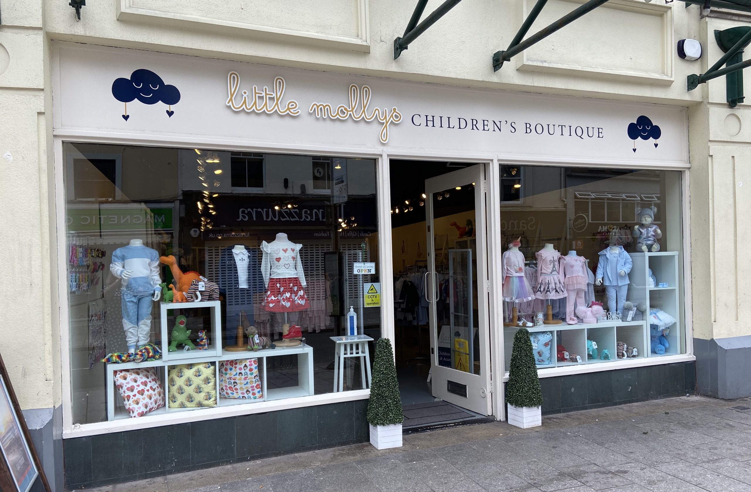 Little Mollys Childrens Boutique shopfront, Fleet Walk Shopping Centre
